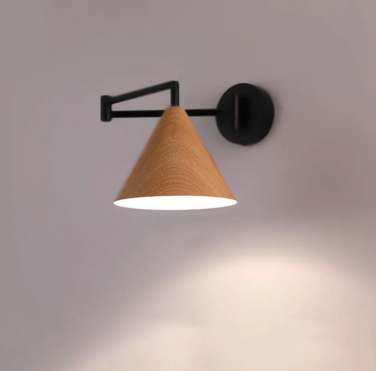 Scandinavische Houten Wandlamp Minimalistisch Modern Wandlamp