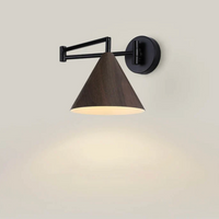 Scandinavische Houten Wandlamp Minimalistisch Modern Wandlamp