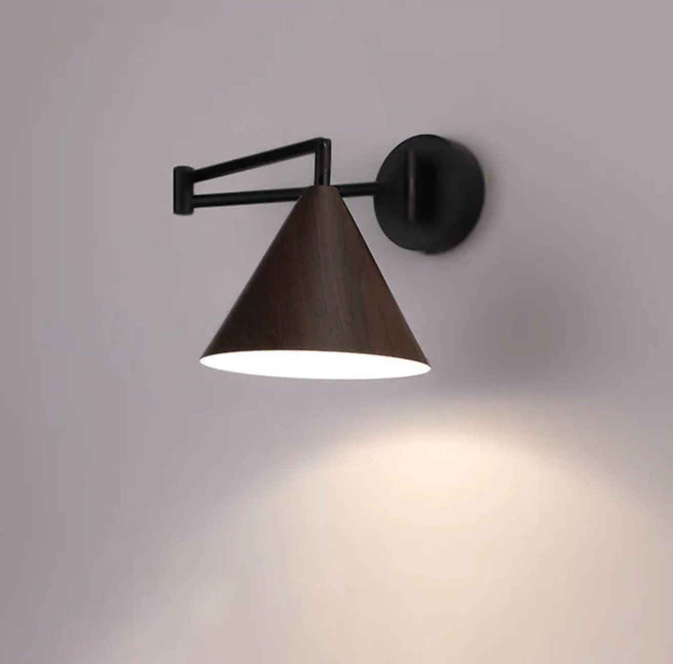 Scandinavische Houten Wandlamp Minimalistisch Modern Wandlamp