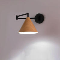 Scandinavische Houten Wandlamp Minimalistisch Modern Wandlamp