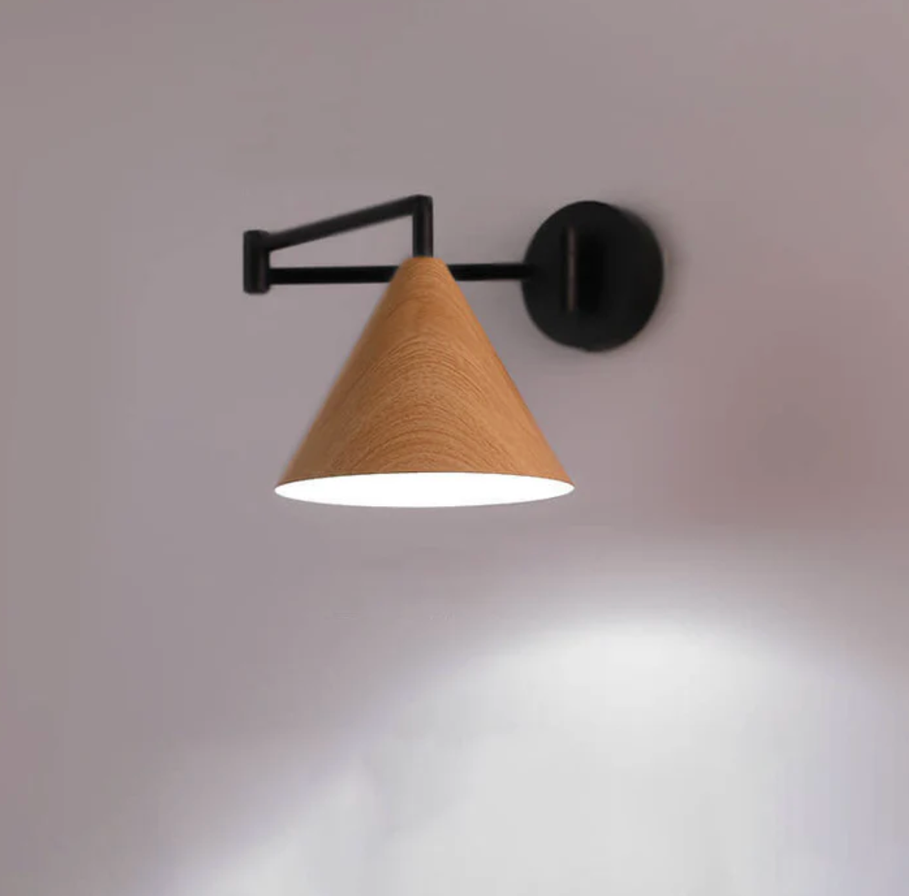 Scandinavische Houten Wandlamp Minimalistisch Modern Wandlamp