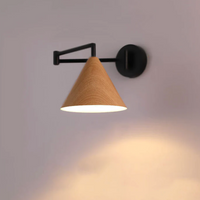 Scandinavische Houten Wandlamp Minimalistisch Modern Wandlamp