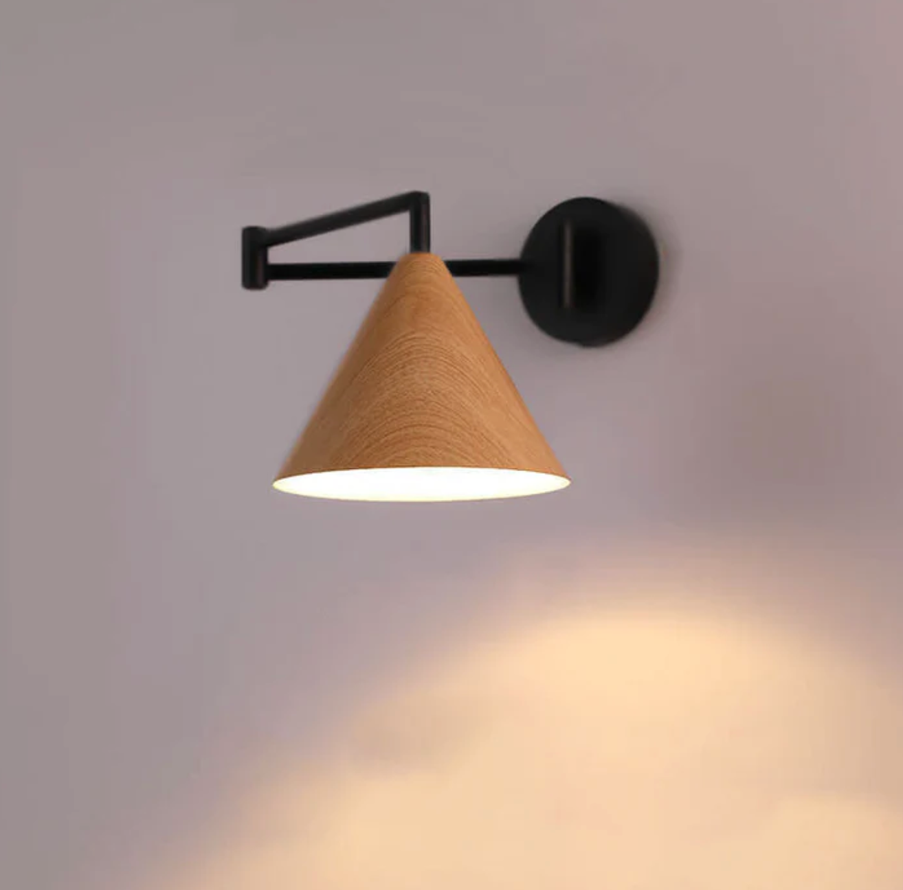 Scandinavische Houten Wandlamp Minimalistisch Modern Wandlamp