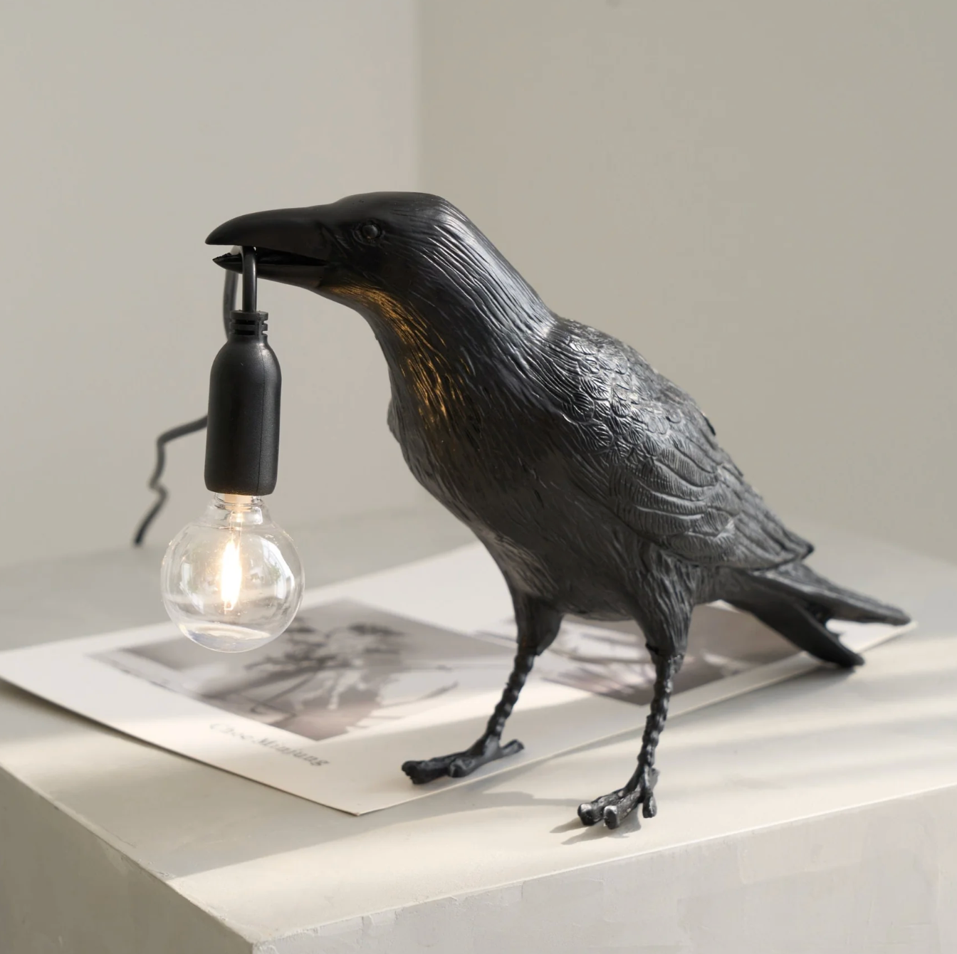 Raven Tafellamp Moderne Vogel Licht Decoratieve Bureau Lamp