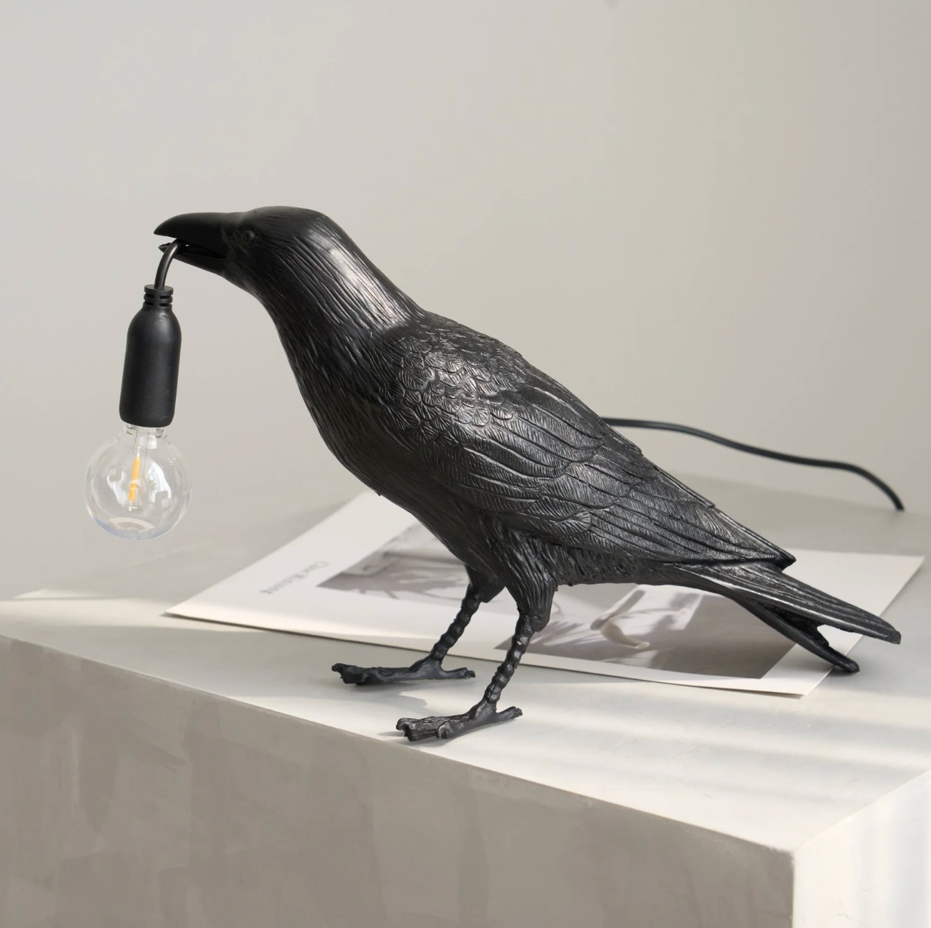 Raven Tafellamp Moderne Vogel Licht Decoratieve Bureau Lamp