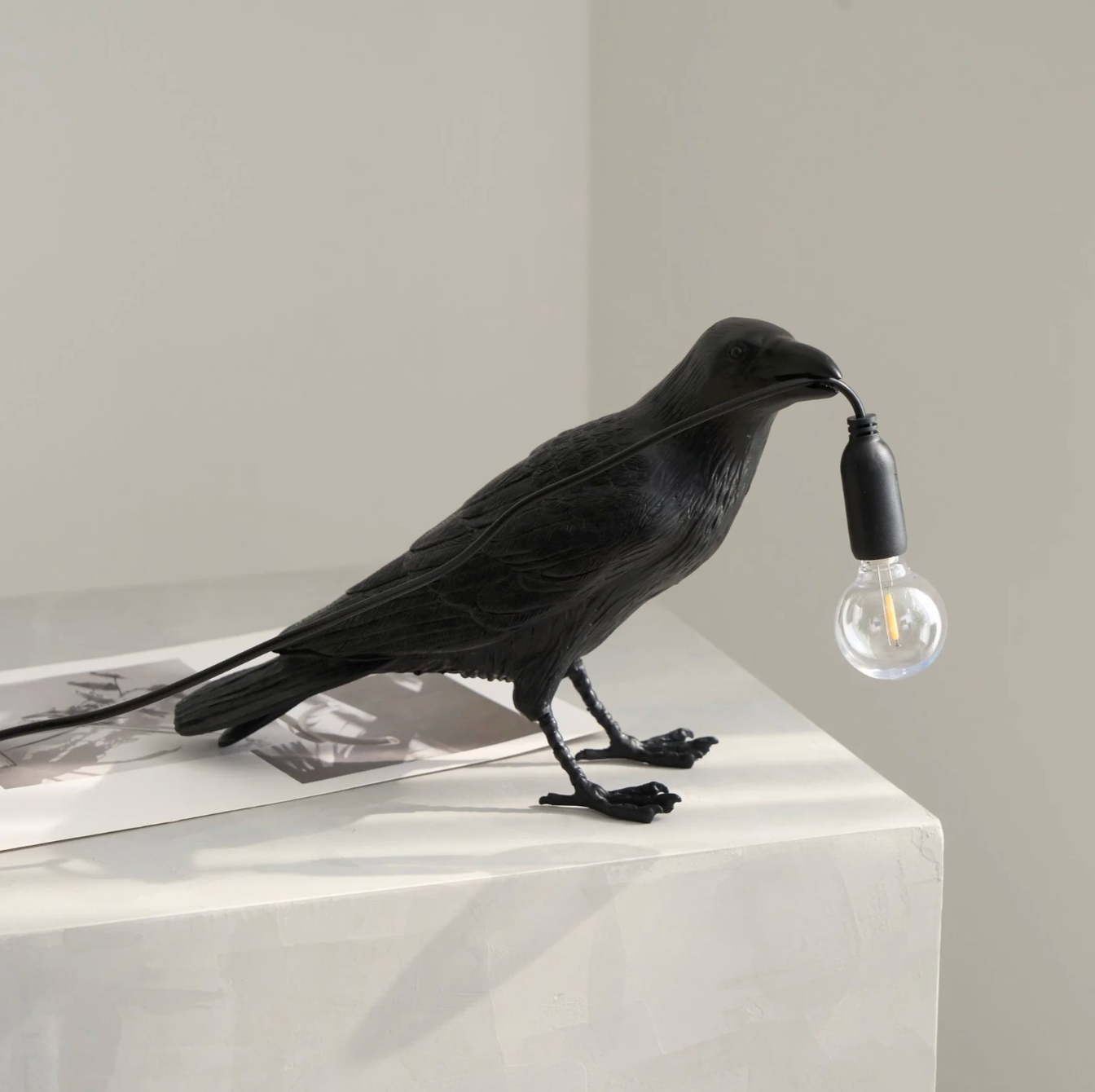 Raven Tafellamp Moderne Vogel Licht Decoratieve Bureau Lamp