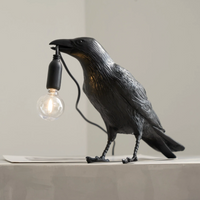 Raven Tafellamp Moderne Vogel Licht Decoratieve Bureau Lamp