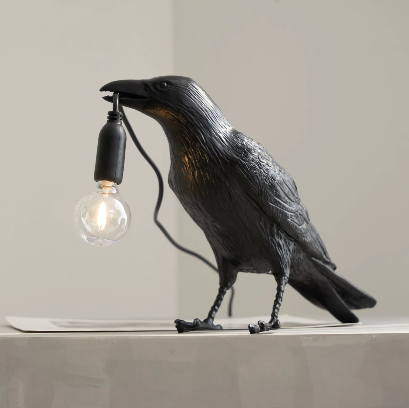 Raven Tafellamp Moderne Vogel Licht Decoratieve Bureau Lamp