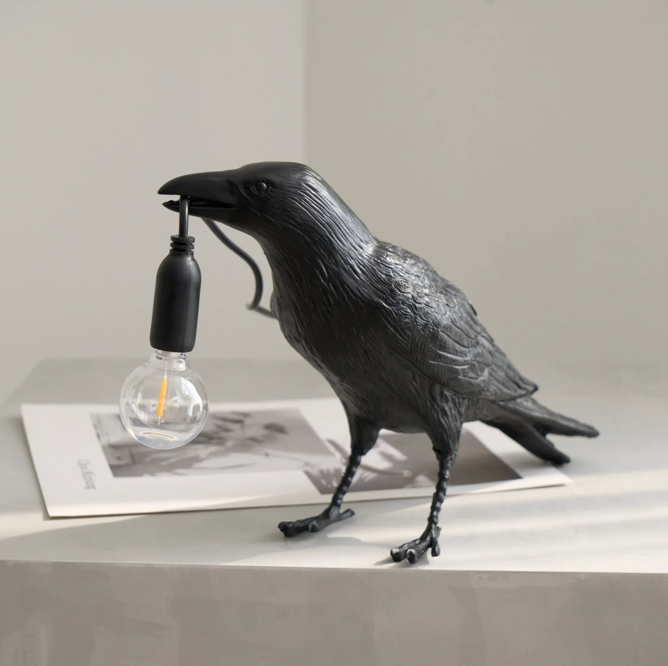 Raven Tafellamp Moderne Vogel Licht Decoratieve Bureau Lamp