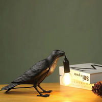 Raven Tafellamp Moderne Vogel Licht Decoratieve Bureau Lamp