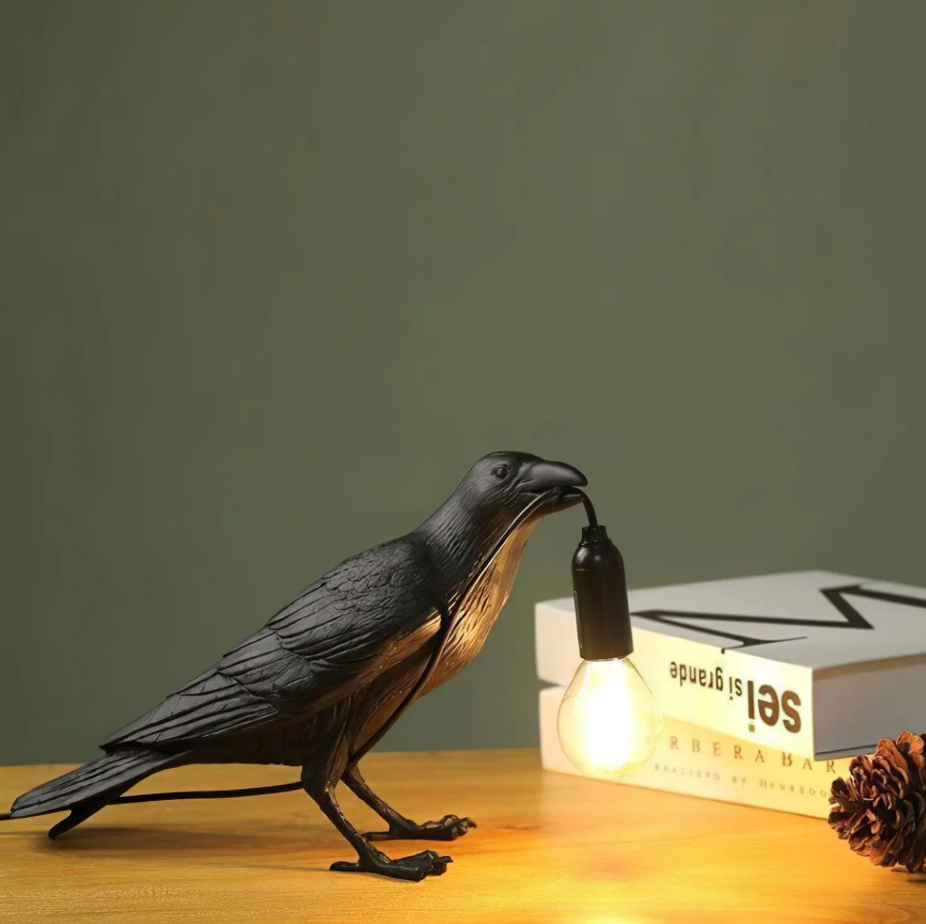 Raven Tafellamp Moderne Vogel Licht Decoratieve Bureau Lamp