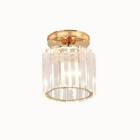 Moderne Kristallen Plafondlamp Glam Flush Mount Glazen Lamp