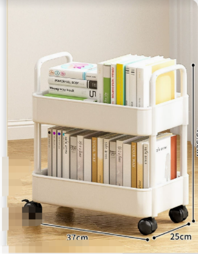 BookRacer – Mobiele boekenwagen met 2 planken