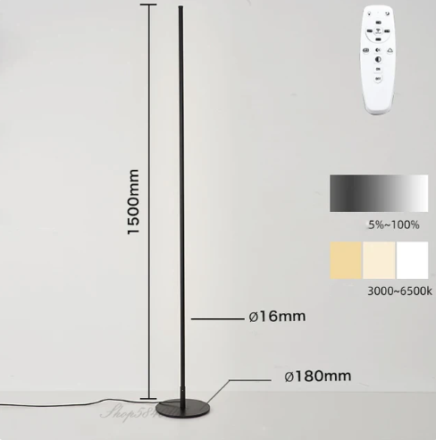 Lichtmond moderne vloerlamp