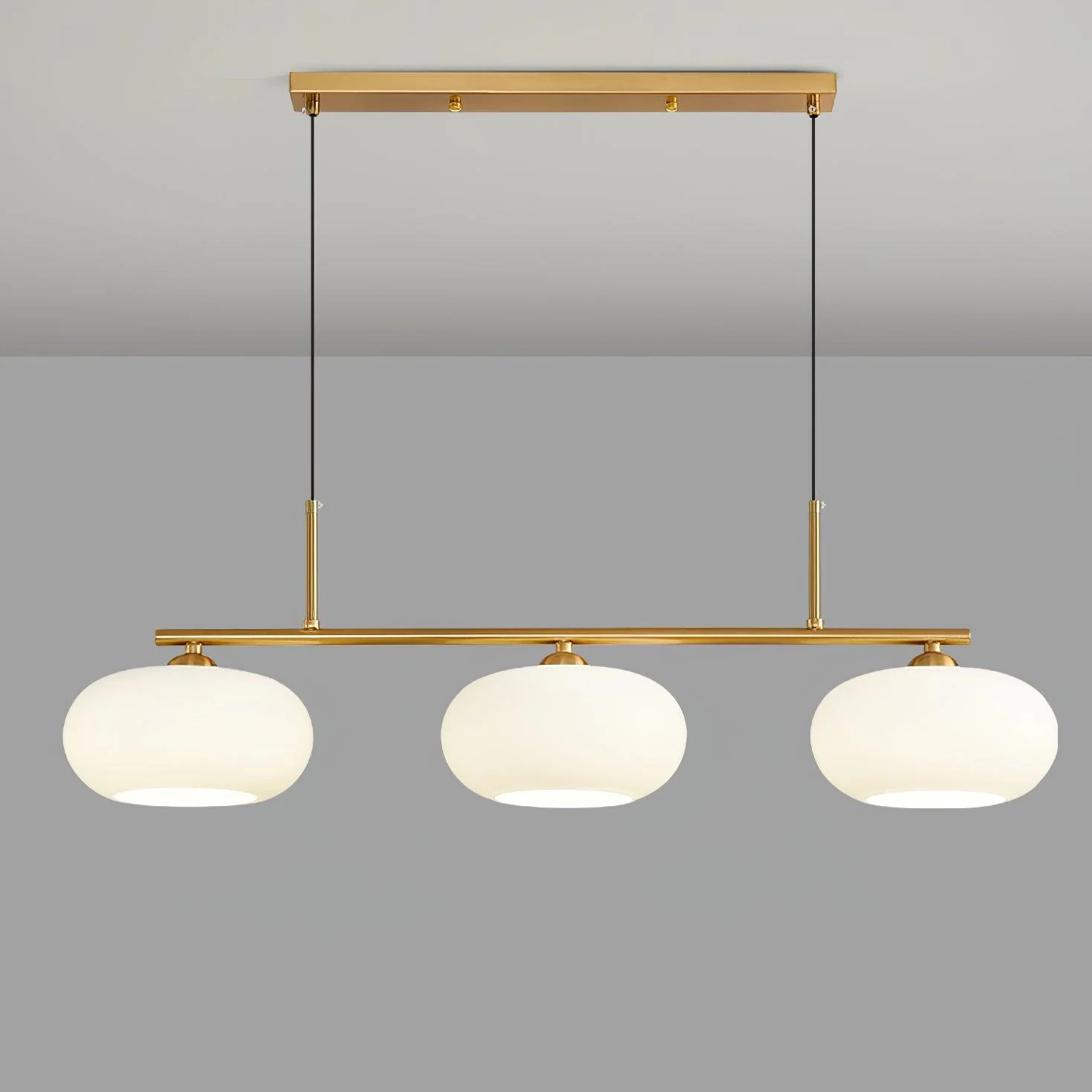 Moderne 3-Lichts Bauhaus Eiland Hanglamp