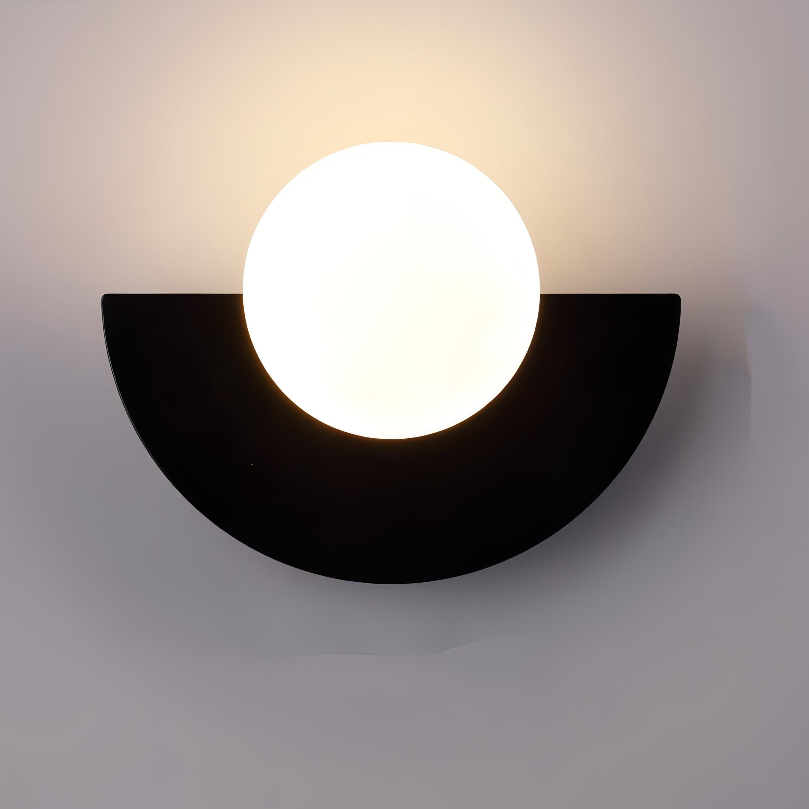 Noordse Halfronde Wandlamp