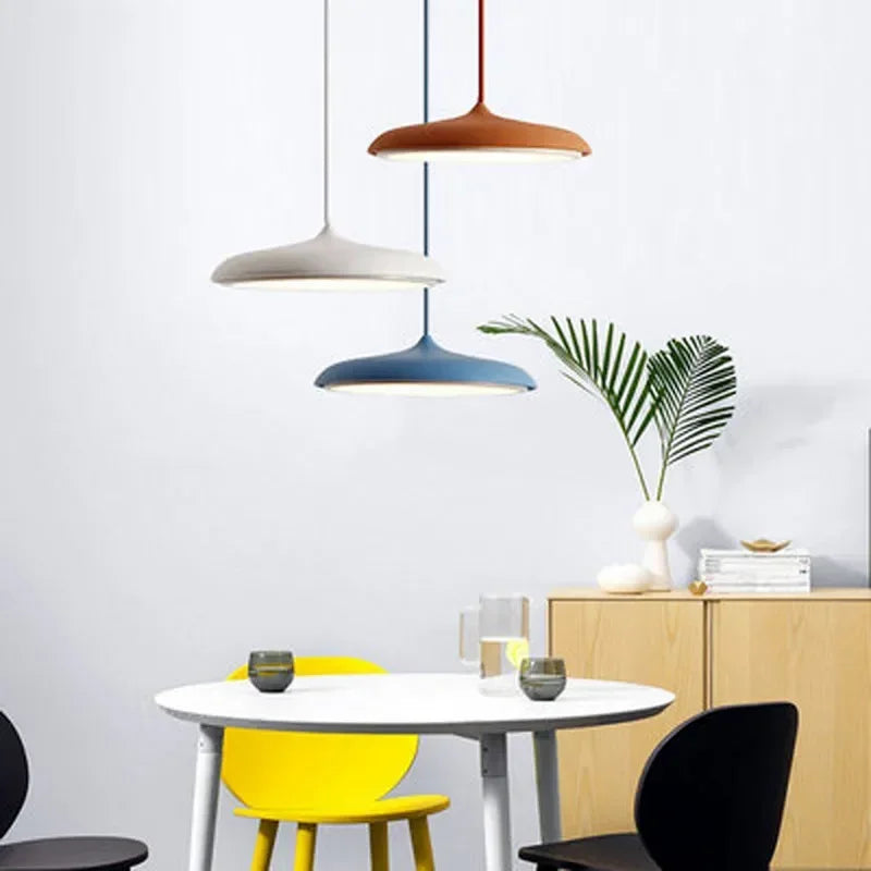 Moderne LED hanglamp – ultrafijne lampenkap, designverlichting voor woonkamer of eetkamer