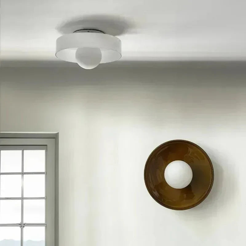 Glazen Plafondlamp met Scandinavisch Ontwerp – Sfeervolle Verlichting voor Elk Interieur