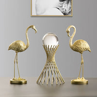 Flamingo-figuur van hars moderne decoratie