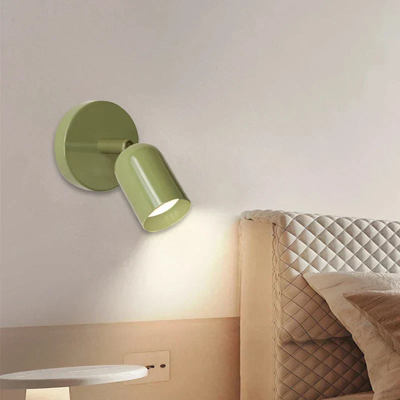 Elegante Macaron wandlamp die een sfeervolle verlichting biedt