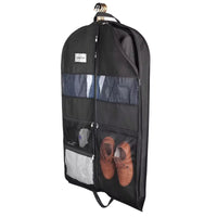 ReisKleding Kleidersack voor Reizen | Dubbelzijdige Rits & XXL-Tassen | Ademend & Transparant | 43 Inch Hangende Pak Organizer