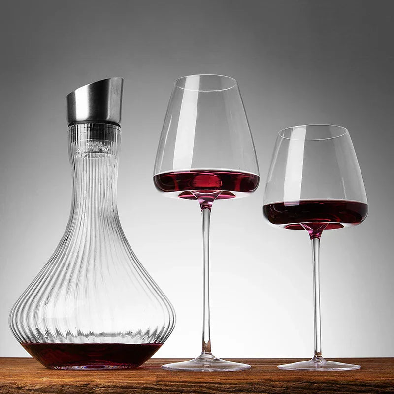Sets van 2, 4 & 6 Handgemaakte Kristallen Wijn- & Champagneglazen - 4 Maten