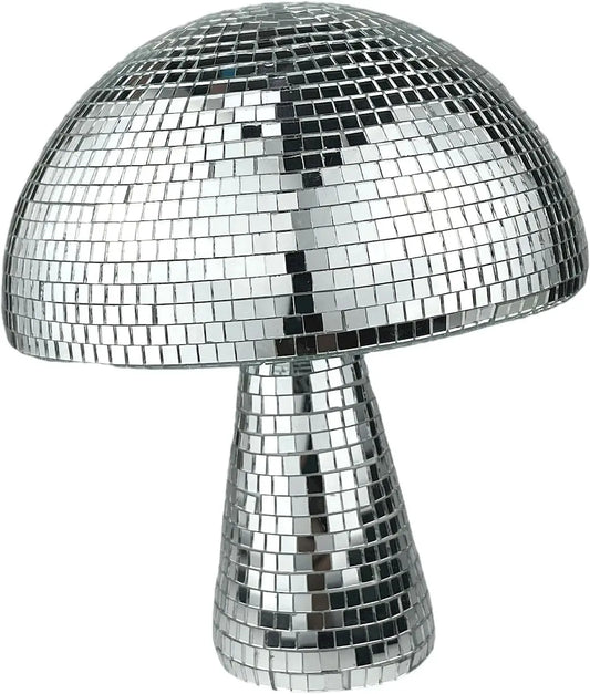 GlowSphere Disco Bal Paddenstoel | Luxe tafeldecoratie met gespiegelde disco-effecten