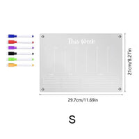 LuxPlanner | Doorzichtig magnetisch planbord