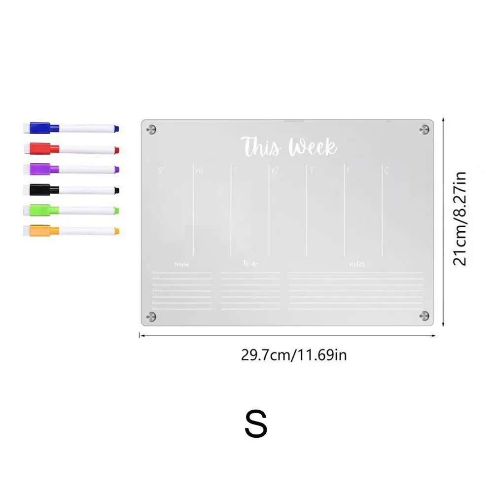 LuxPlanner | Doorzichtig magnetisch planbord
