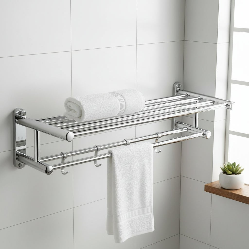 Staalrek – RVS Handdoekhouder Voor Orde & Modern Design