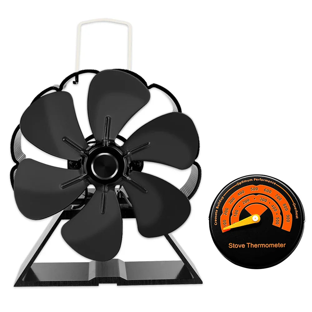 ThermoFlow Kachelventilator | Stroomloos & Zelfstartend | Energiezuinige Warmteverdeling | Stil & Milieuvriendelijk