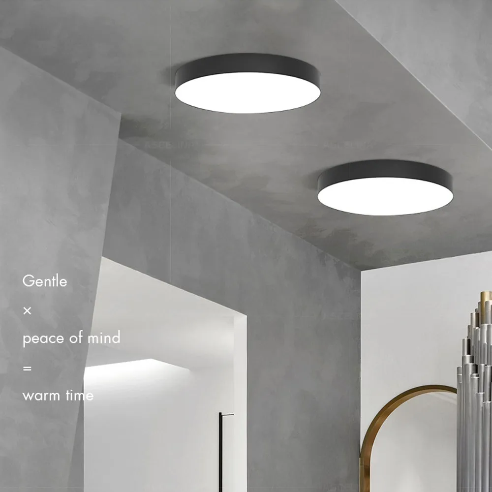 Moderne Minimalistische Ronde LED Plafondlamp 1-Licht