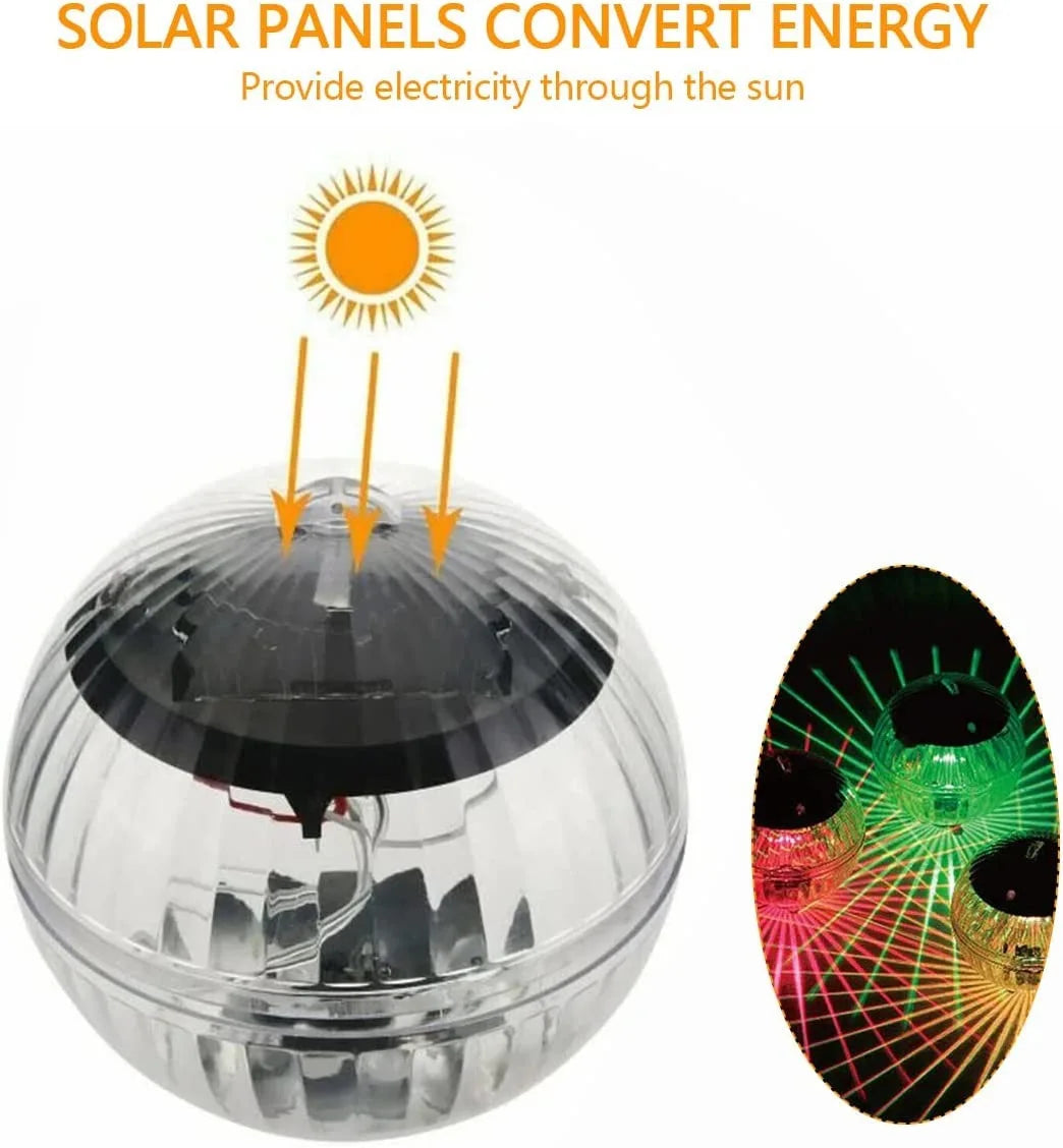 Zonne-Drijflamp LumiGlobe | RGB Kleurwissel | Drijvende LED-Bal IP65 | Voor Zwembad, Vijver & Tuin