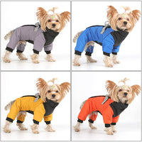 FurLuxe Waterdichte Winterjas met Harnas | Reflecterende en warme hondenjas voor kleine en middelgrote honden