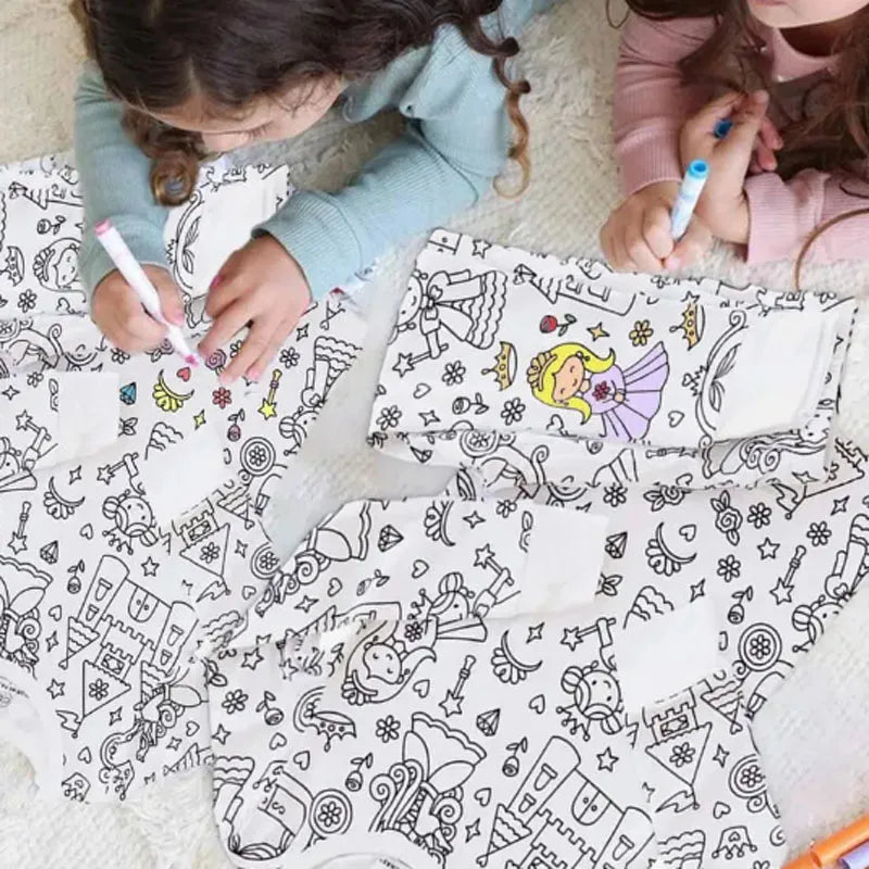 Artisano Luxe DIY Pyjama Set | Kleurrijke en creatieve pyjama set voor kinderen om hun eigen unieke slaapkleding te ontwerpen, perfect voor fantasierijk spel en artistieke expressie.
