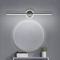 Moderne LED Wandlamp in Lijnvorm met Ronde Element – Design Verlichting