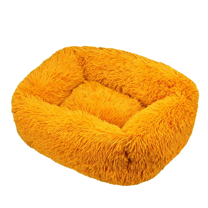 FurHaven Deluxe Dog Lounger | Lang pluche, wasbaar bed voor honden en katten