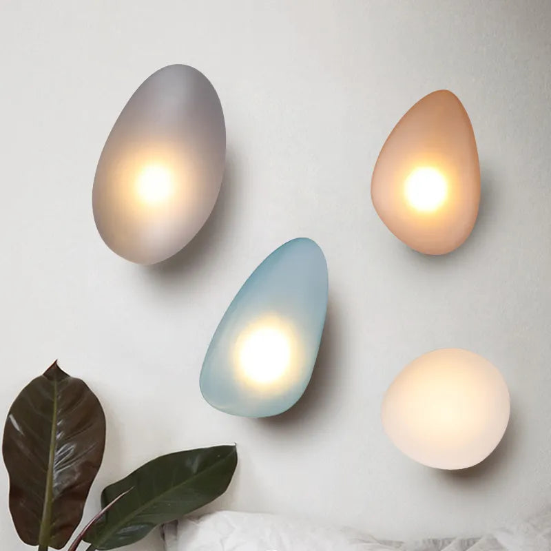 Gevelverlichting van Glas in Stenen Vorm