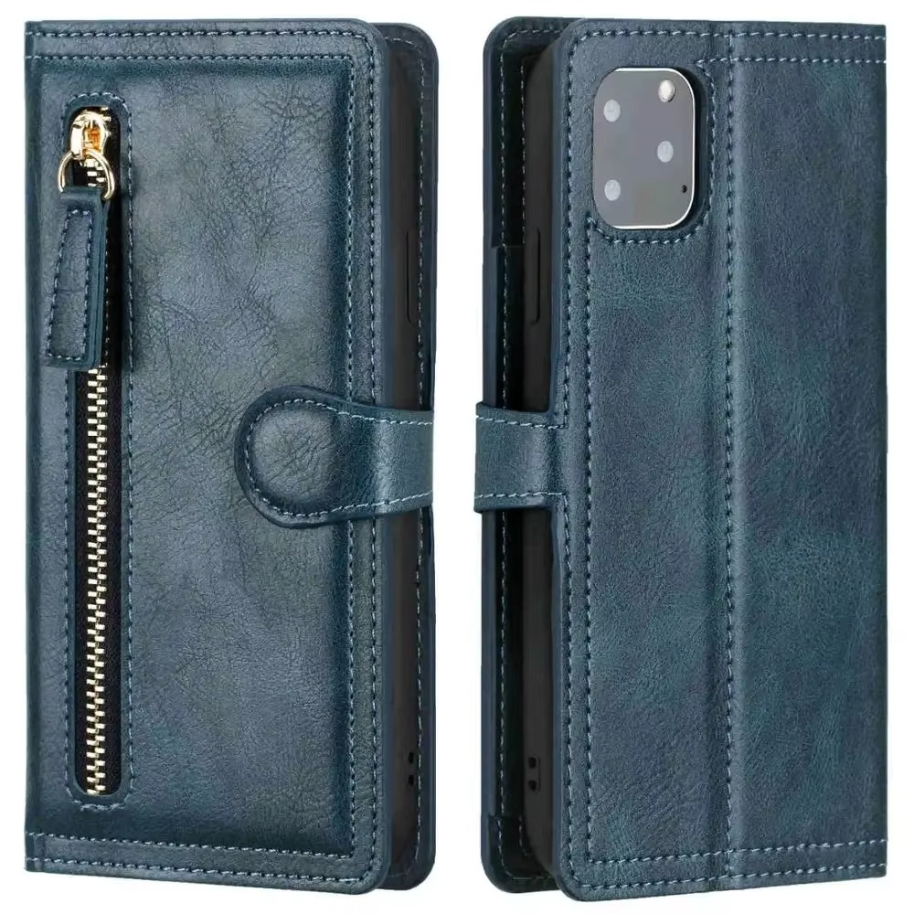 Skanto | Premium Leer iPhone Flip Portemonnee & Stand Case