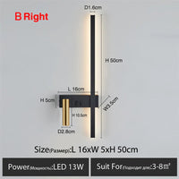 Noordse LED Wandlamp