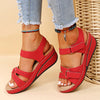 LuxeStride Dames Wedge Hak Sandalen | Biedt elegantie en stijl met een zachte zool en comfortabel draagcomfort in een platform sandaal