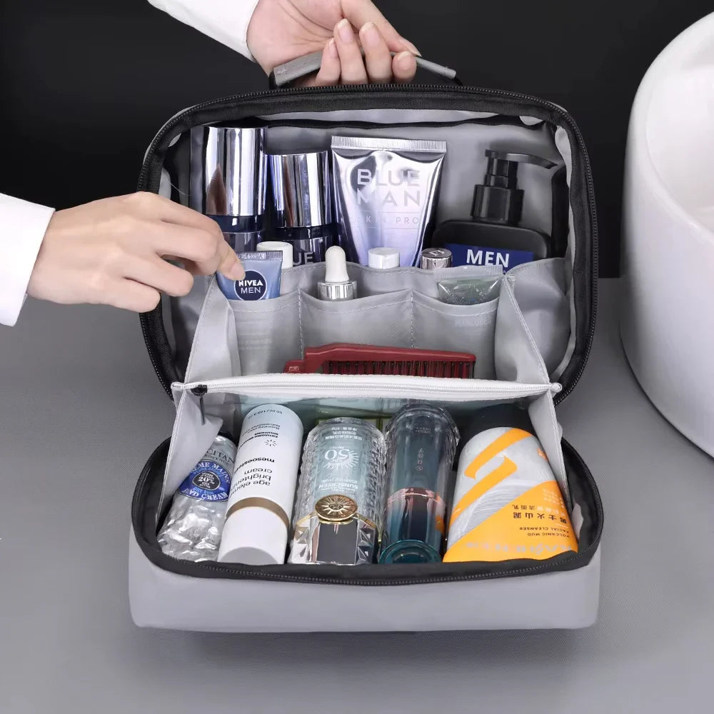 Packvard Heren Toilettas Reis | 24×16×11 cm | Waterafstotend & Scheurvast | Met Handvat & Veel Opbergruimte