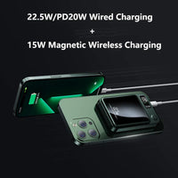 Draadloze Powerbank – 30000 mAh, 22.5W Snelladen & Magnetisch Ontwerp
