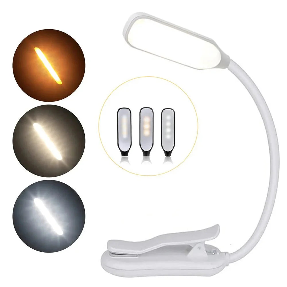 LumiLeaf 7 LED Leeslamp | Oplaadbaar via USB | 3 Kleurtinten & 9 Helderheidsniveaus | Flexibel & Oogvriendelijk