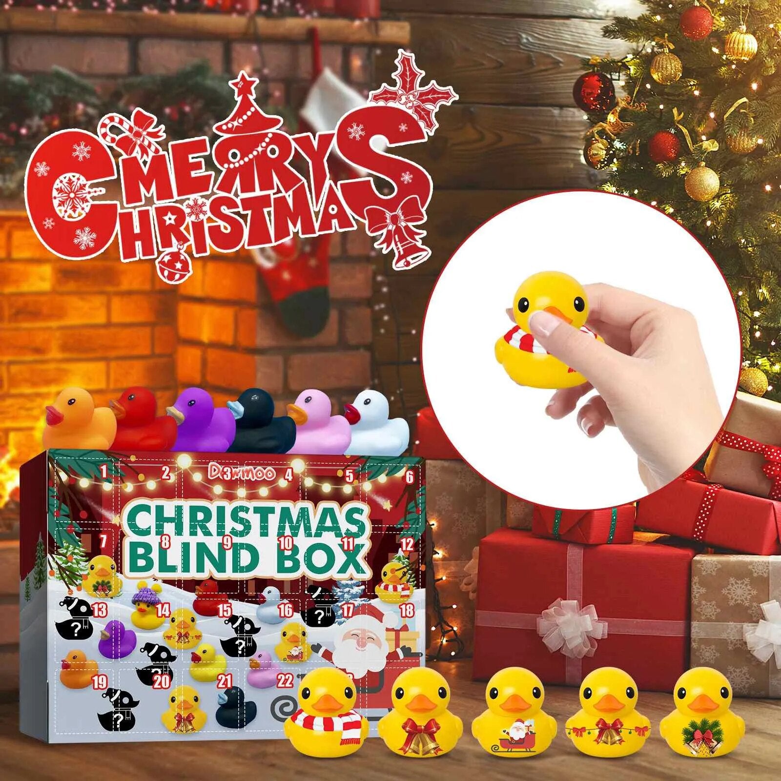 Badeendjes Advent Kalender (2024 Editie) | Een maand vol verrassingen