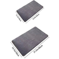 Badmat van Fluweel met Geheugenfoam – antislip & zeer absorberend, 40x60 tot 60x90 cm