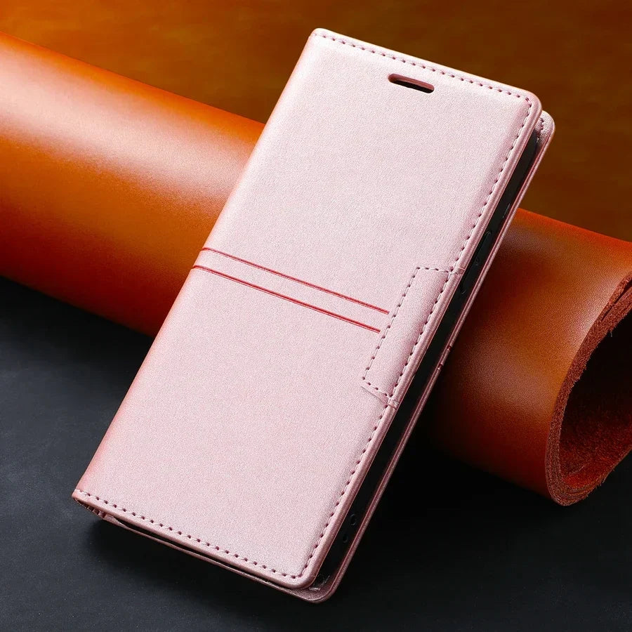 Lederen Wallet Hülle Flip Case - Google Pixel