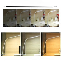 LED-Klemmleuchte LumaFlex | 3 Lichtkleuren & 10 Helligkeitsniveaus | USB-voeding | Flexibele Schwanenhals | Oogvriendelijk & Dimbaar