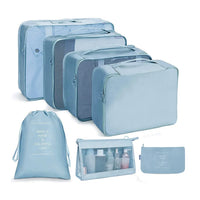 PackWunder Reisorganizer Set 7/8/9/10-delig | Opvouwbare Koffer-organizer | Voor kleding, schoenen & accessoires
