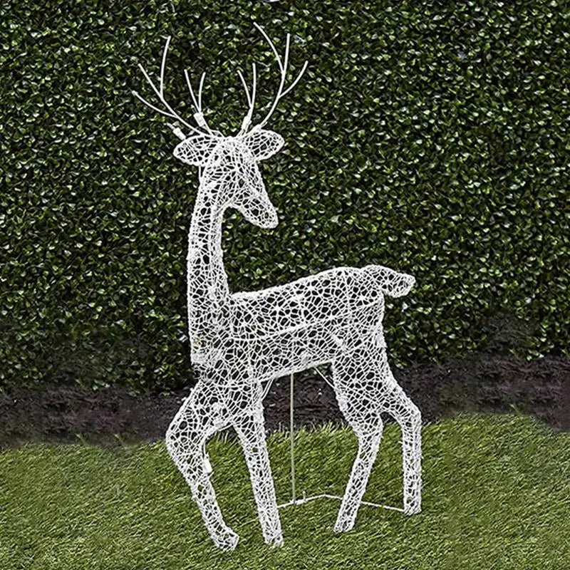 Skanto | Kerstverlichting Rendier Decoratie – Metaal Silhouet voor Buiten & Binnen